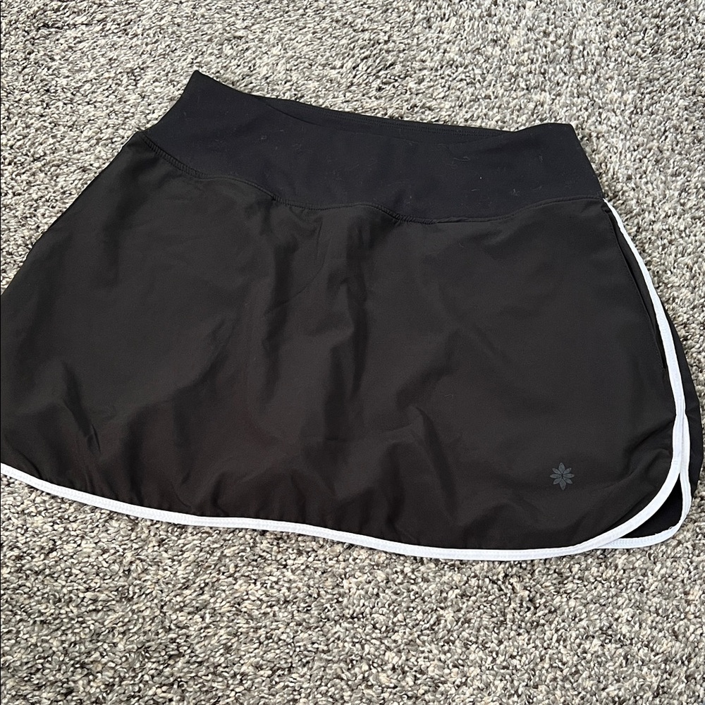 Kensie Black Skirt with White Accents